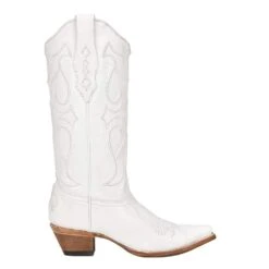 Corral Womens White Embroidery Snip Toe Western Boot 7 Corral Womens White Embroidery Snip Toe Western Boot -Rustic Cowgirl Sales Z5046 4
